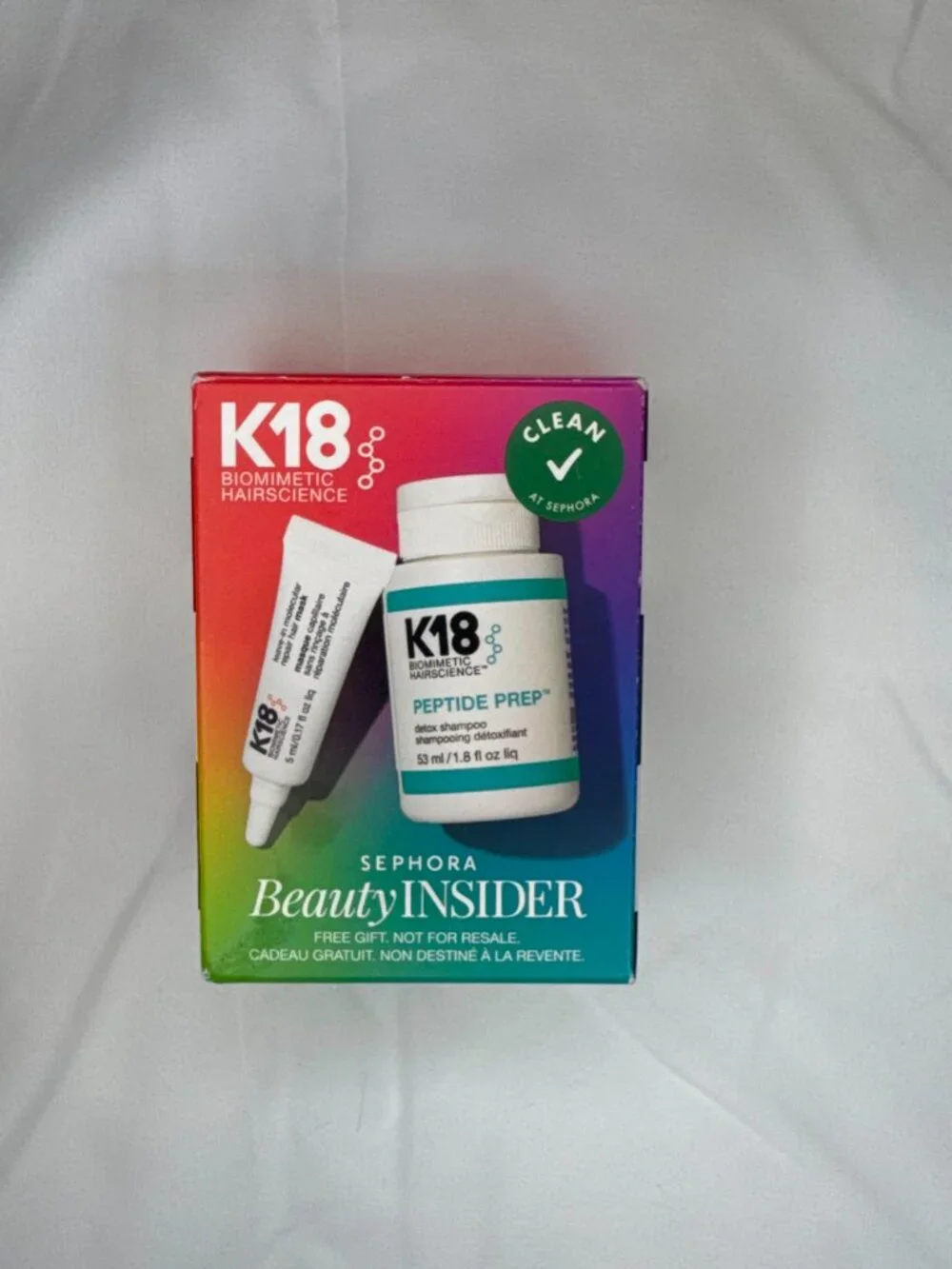 k18 Leave-In Mask 50ml AND Sephora Birthday set with Shampoo and Mini Mask